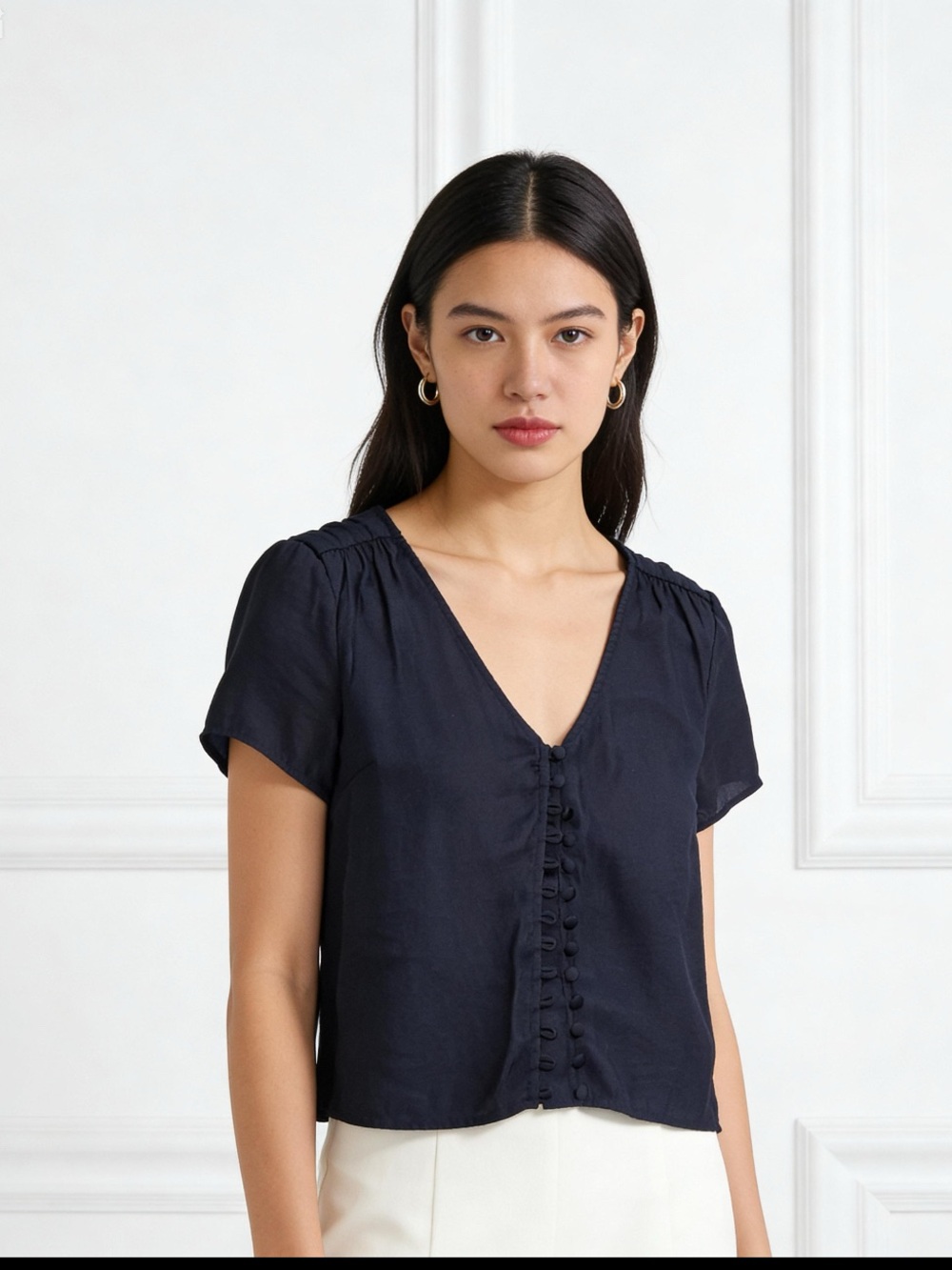 Kendall & Kylie V-Neck Top